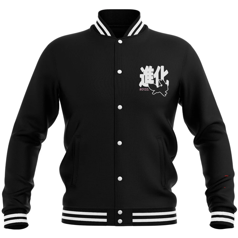 Pokémon Circle Of Eevee Evolutions Varsity Jacket - Black/Black - M Bild 1