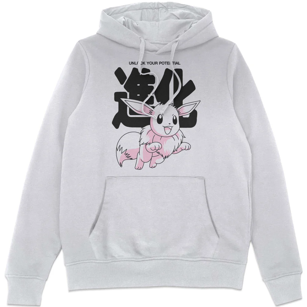 Pokémon Circle Of Eevee Evolutions Hoodie - White - XL Bild 1