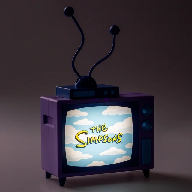 The Simpsons TV Lamp