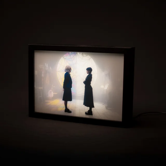 Wednesday LED Framed Print