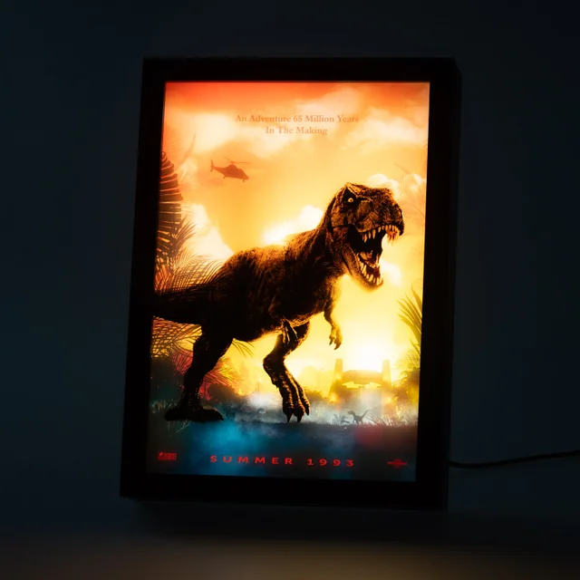 Jurassic Park LED Framed Print