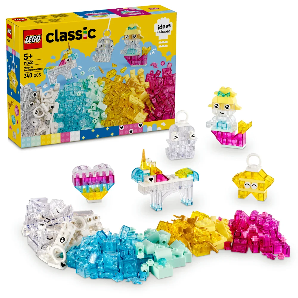 LEGO Classic Magical Transparent Box Building Toys Set 11040 Bild 1