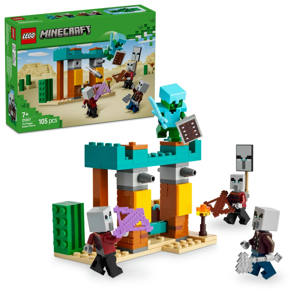 LEGO Minecraft The Illager Desert Patrol Building Toy 21267 Bild 1