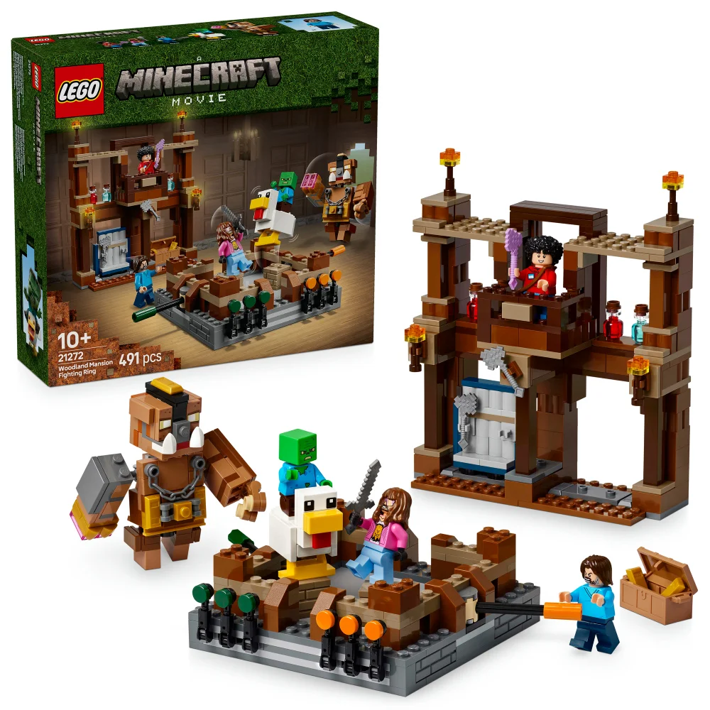 LEGO Minecraft Woodland Mansion Fighting Ring Toy Set 21272 Bild 1