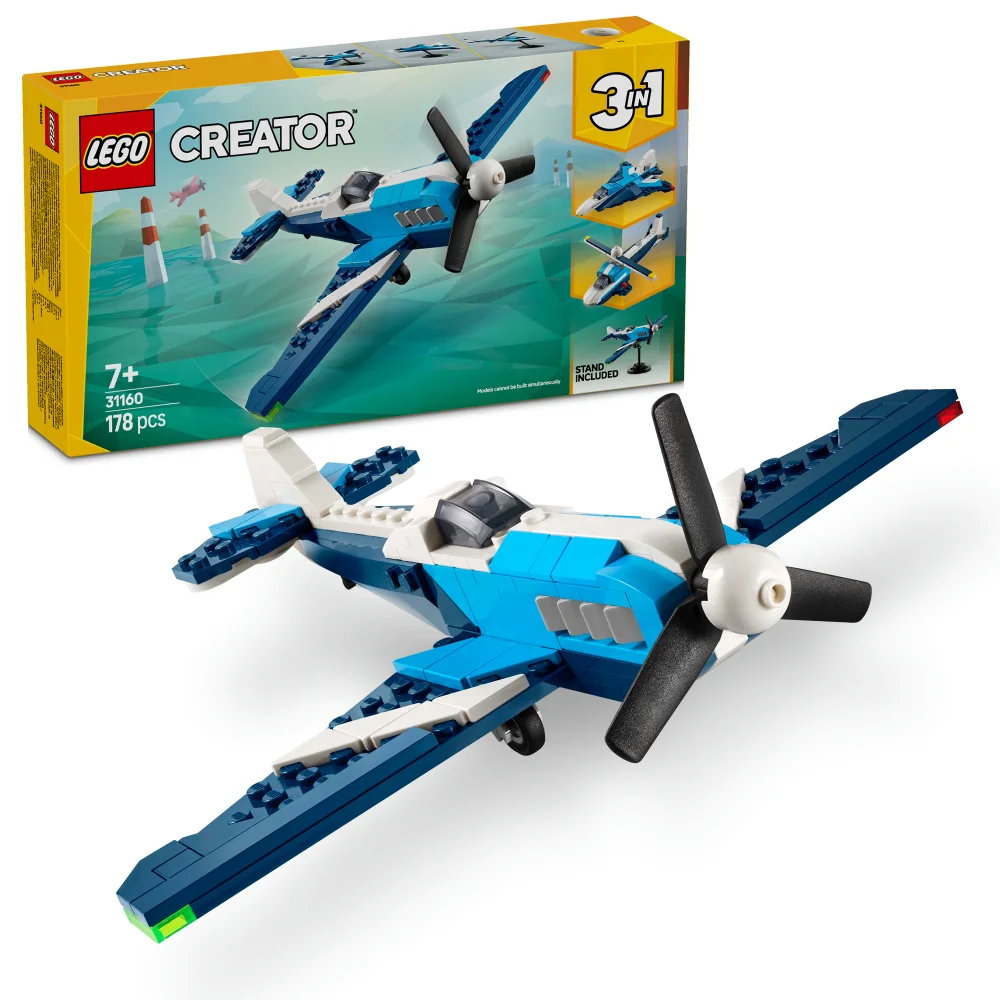 LEGO Creator 3in1 Aircraft: Race Plane Toy for Kids 31160 Bild 1