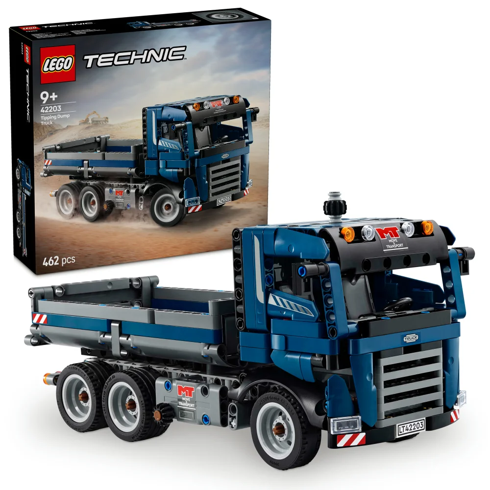 LEGO Technic Tipping Dump Truck Construction Toy Set 42203 Bild 1