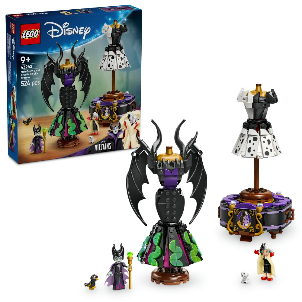 LEGO | Disney Villains Maleficent’s and Cruella De Vil’s Dresses 43262 Bild 1
