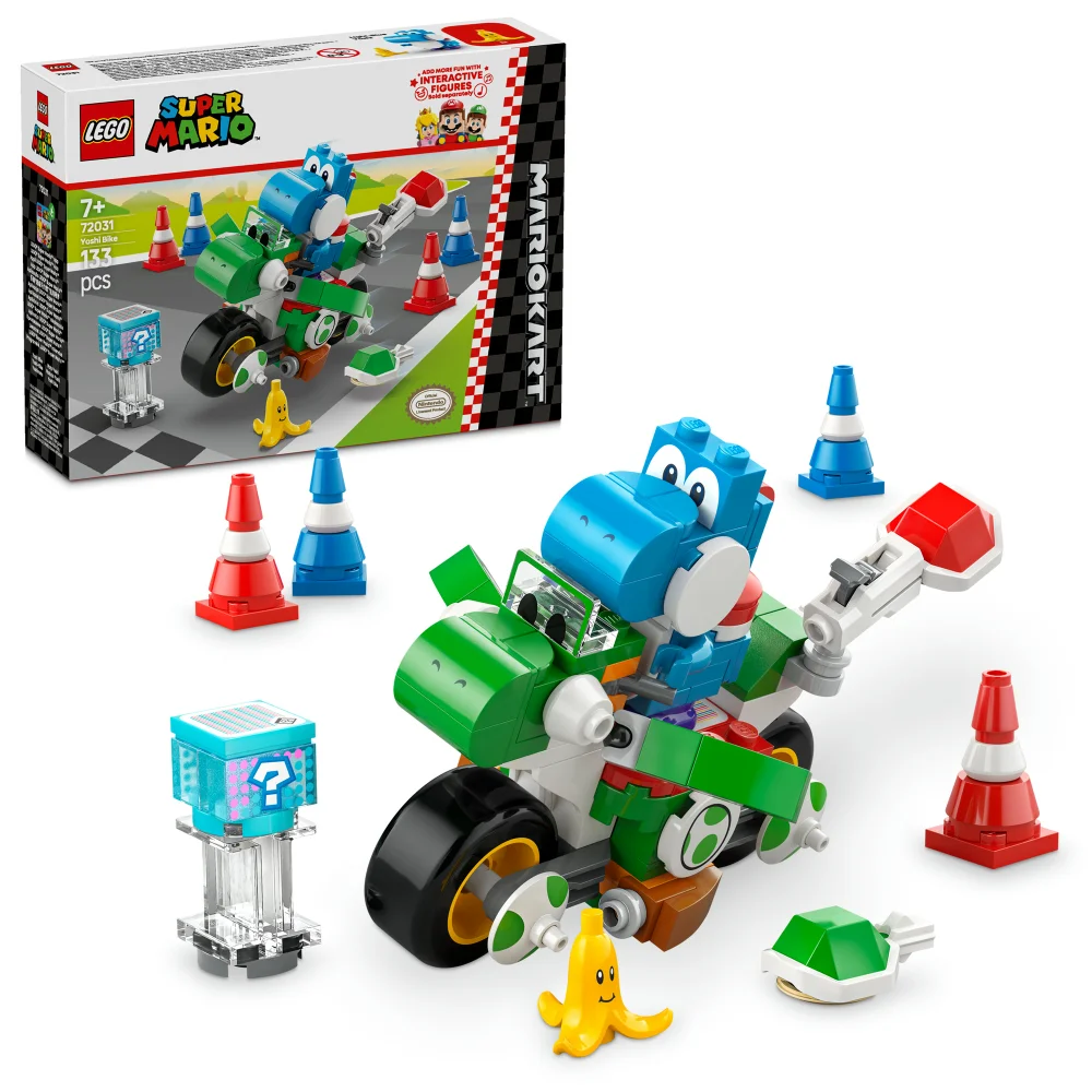 LEGO Super Mario: Mario Kart – Yoshi Bike Toy Set 72031 Bild 1