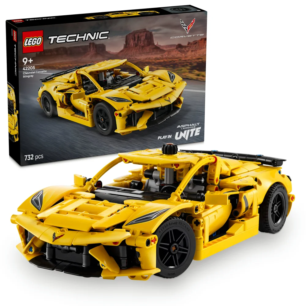 LEGO Technic Chevrolet Corvette Stingray Car Toy Set 42205 Bild 1