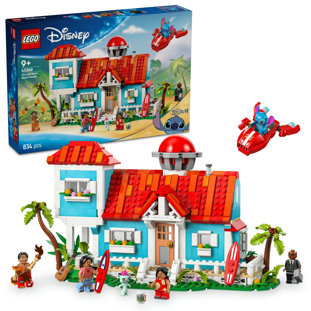 LEGO | Disney Lilo and Stitch Beach House Building Toy 43268 Bild 1