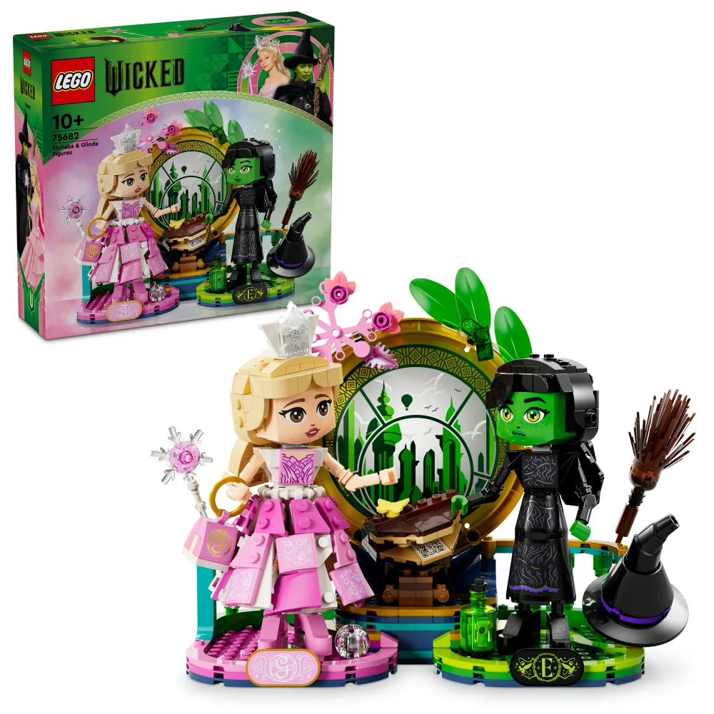LEGO Wicked Elphaba & Glinda Figures Building Toy Set 75682 Bild 1
