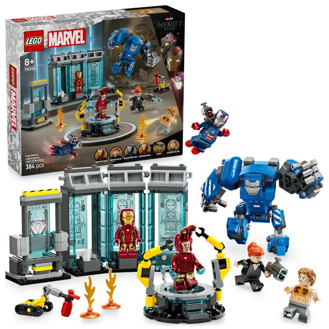 LEGO Marvel Iron Man’s Laboratory: Hall of Armour Set 76315