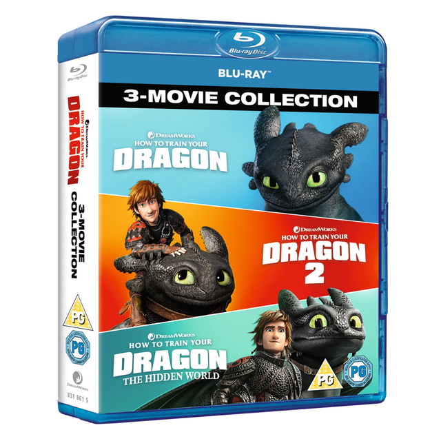 How to Train Your Dragon: 3 Movie Collection Blu-Ray