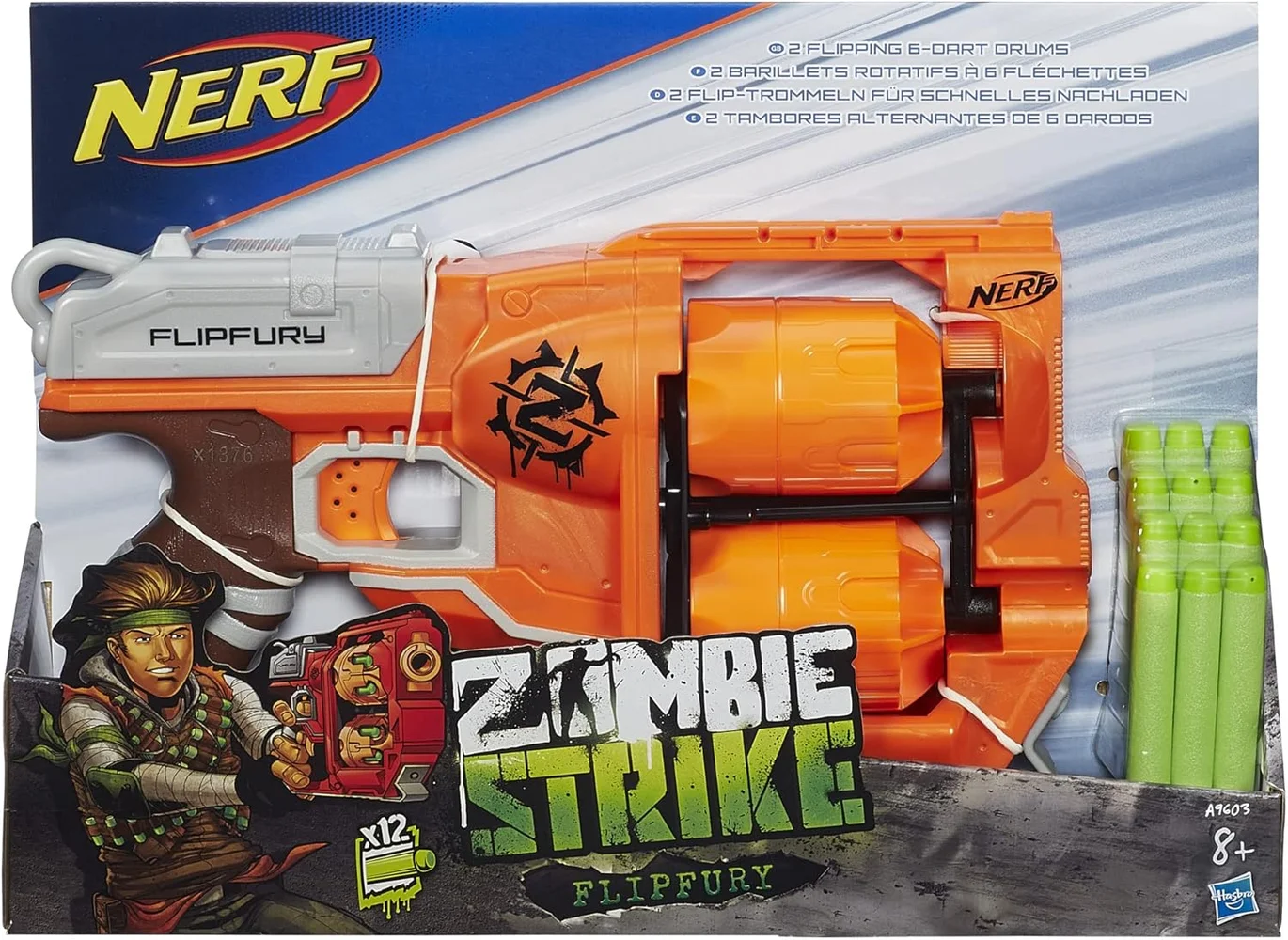 Nerf Zombie Strike FlipFury Blaster Bild 1