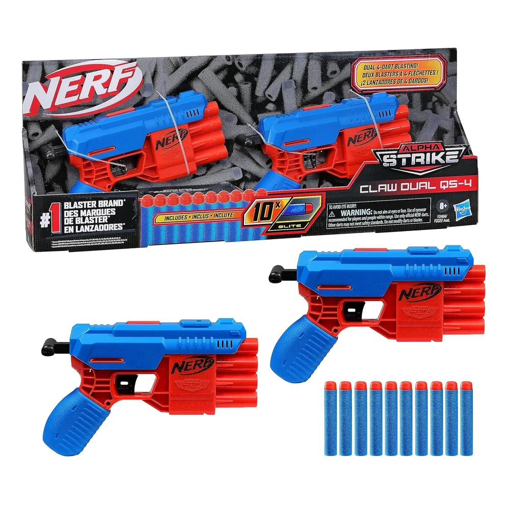 Nerf Alpha Strike Claw Dual QS-4 Blaster Set Bild 1