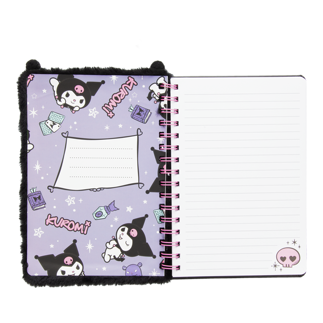 Hello Kitty Kuromi Fluffy Notebook