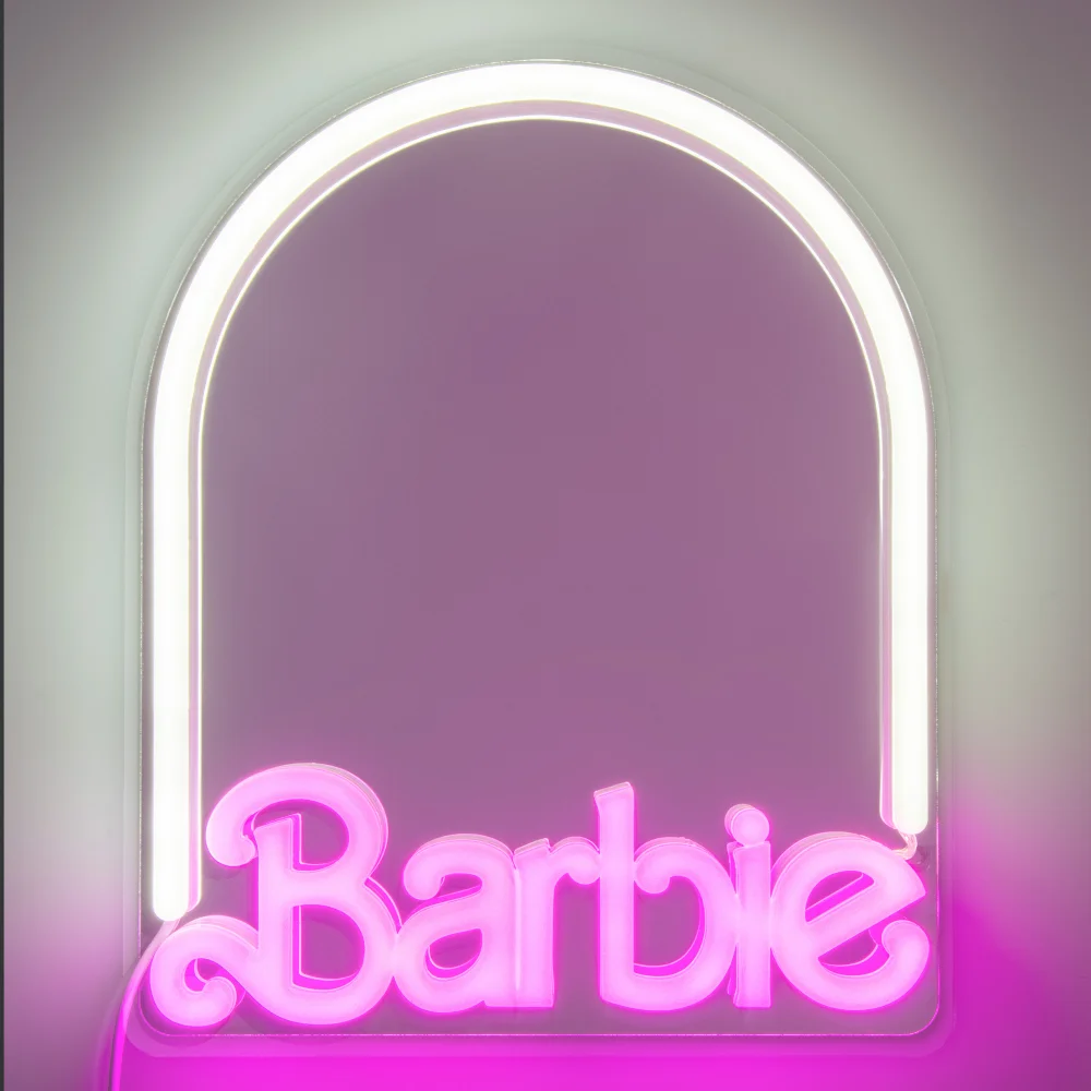 Barbie Barbie Wall Mountable Led Neon Mirror Bild 1