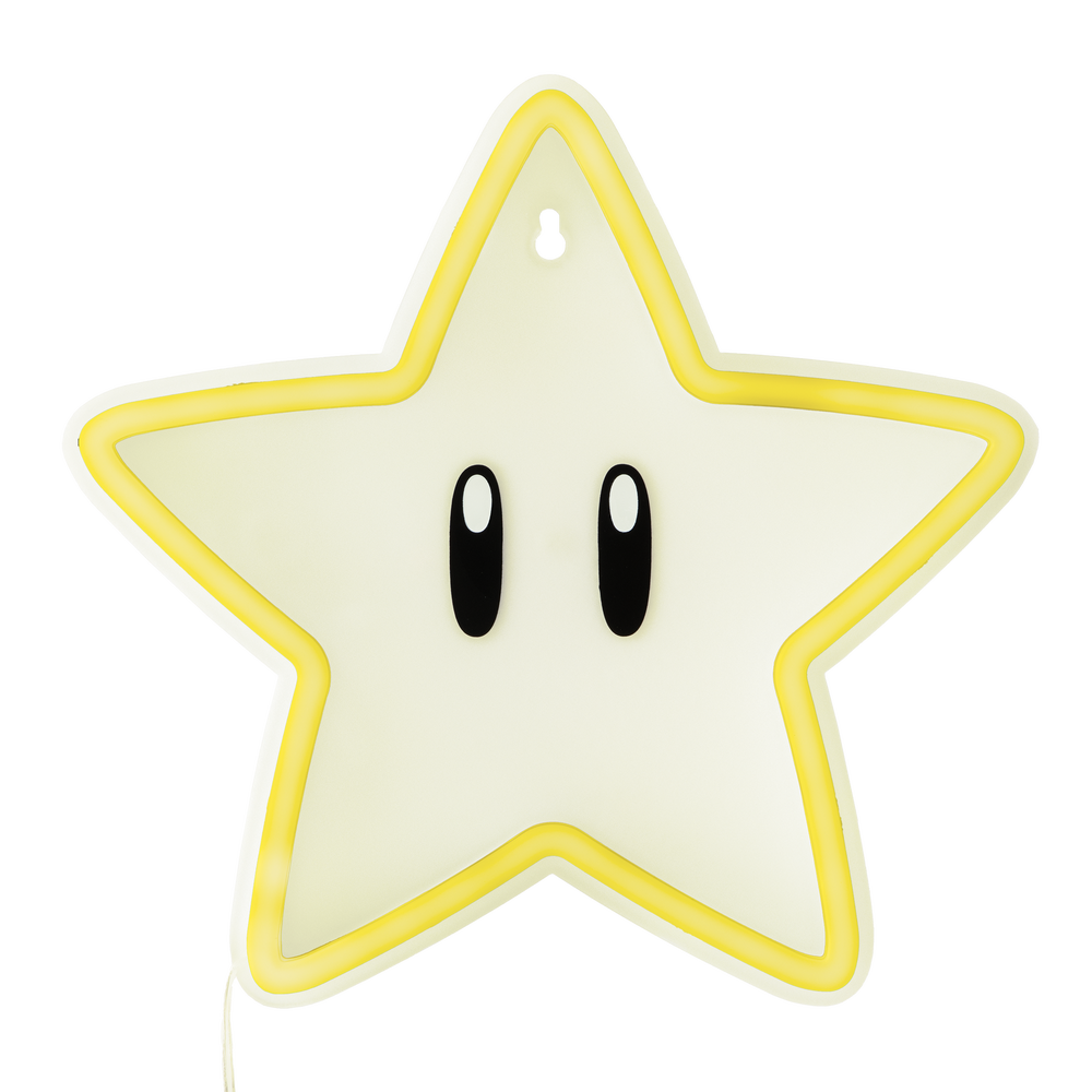 Super Mario Super Star Wall Mountable Led Neon Light Bild 1