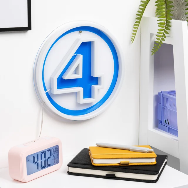 Fantastic Four Fantastic 4 Wall Mountable Led Neon Light