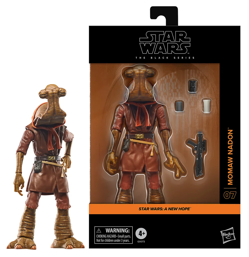 Hasbro Star Wars The Black Series Momaw Nadon, Star Wars: A New Hope Deluxe Action Figure (6”) Bild 1