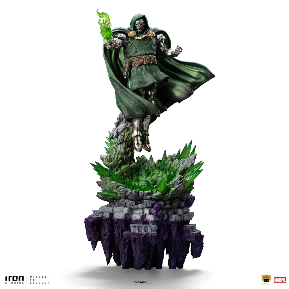 Iron Studios Marvel Doctor Doom Infinity Gauntlet Diorama Deluxe Art Scale 1/10 Statue Bild 1