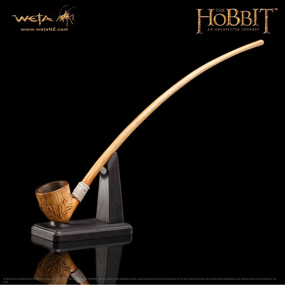 Weta Workshop The Hobbit An Unexpected Journey Replica 1/1 Scale The Pipe of Bilbo Baggins 35cm Bild 1