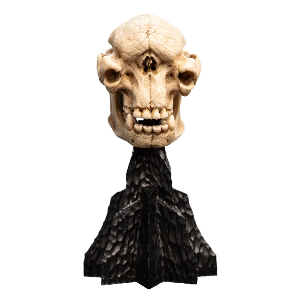 Weta Workshop Lord of the Rings Mini Statue Skull of a Cave Troll 21cm Bild 1