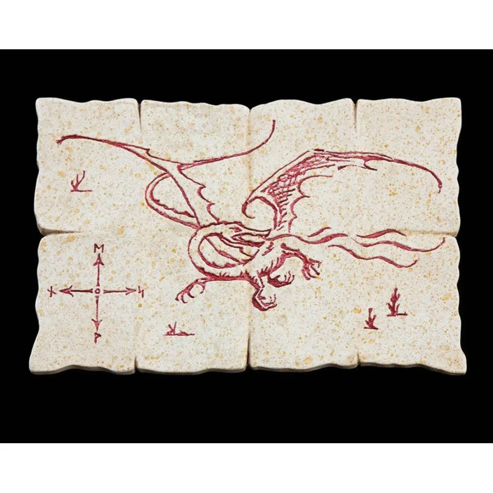 Weta Workshop Hobbit Magnet Dragon Map Bild 1