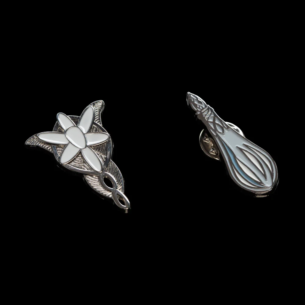 Weta Workshop Lord of the Rings Collectors Pins 2-Pack Evenstar & Galadriel's Phial Bild 1