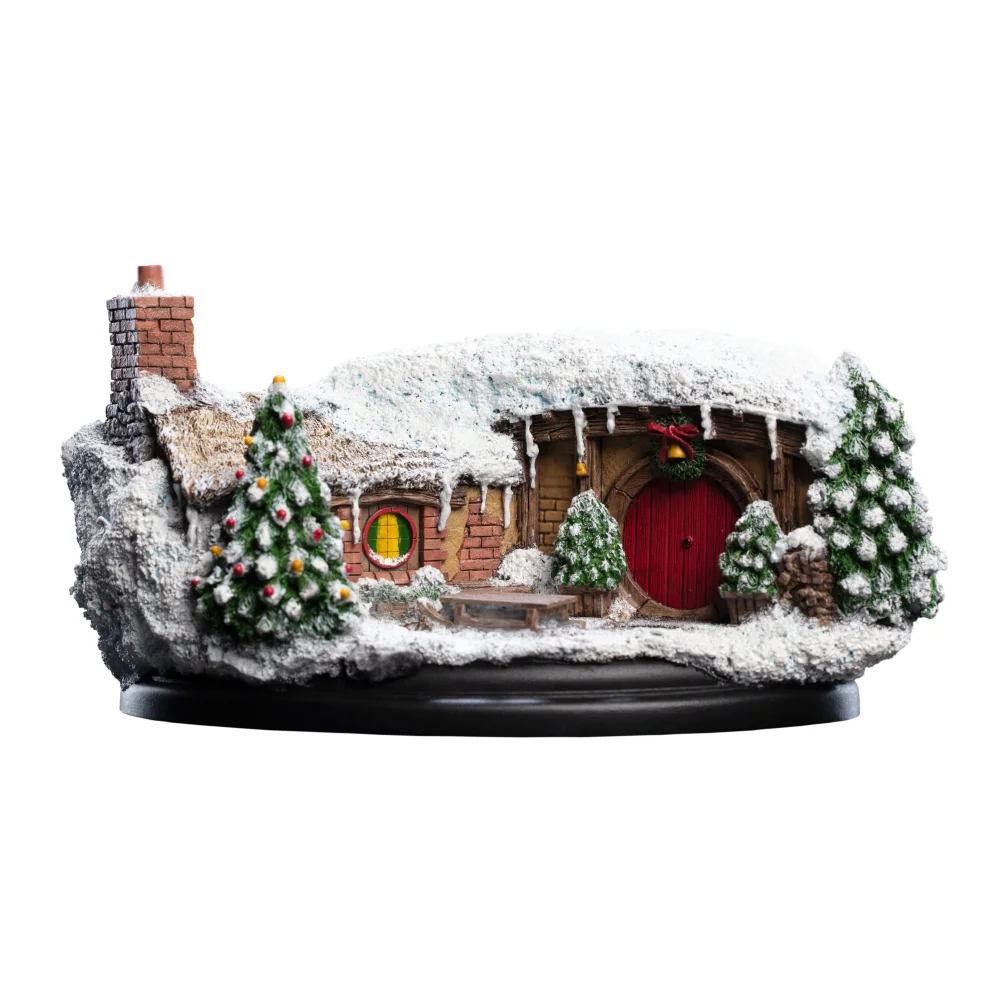 Weta Workshop The Hobbit An Unexpected Journey Statue 35 Bagshot Row Christmas Edition 7cm Bild 1