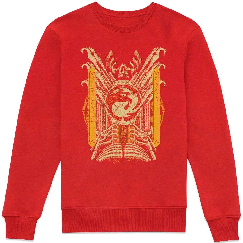 Magic: The Gathering Phyrexian Mountain Sweatshirt - Red - XS Bild 1