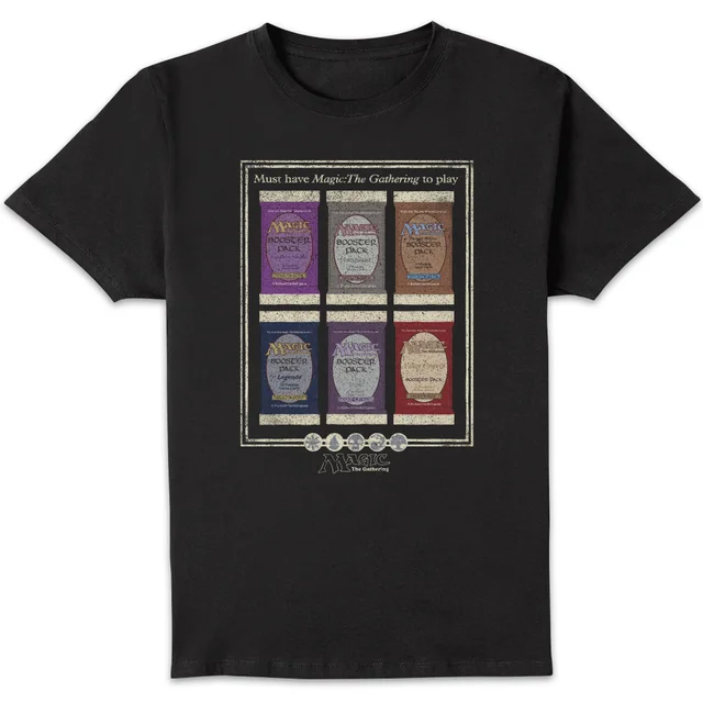 Magic: The Gathering Original Pack Guide Unisex T-Shirt - Charcoal