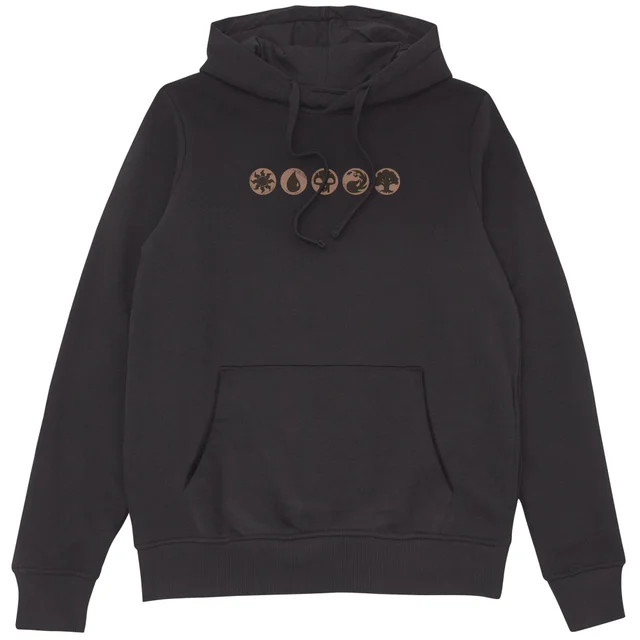 Magic: The Gathering Classic Mana & Logo Hoodie - Black