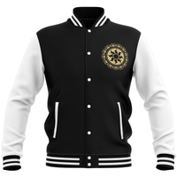 Magic: The Gathering Plains Roundel Varsity Jacket - Black/White