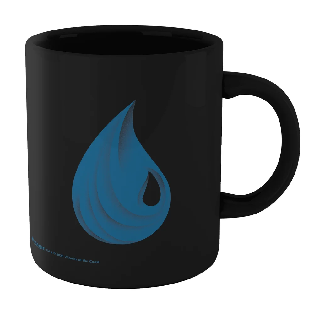 Magic: The Gathering Island Mana Symbol Mug - Black Bild 1
