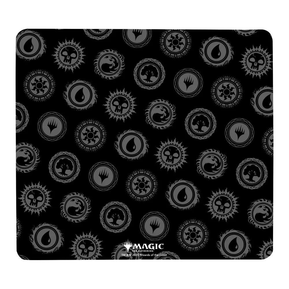 Magic: The Gathering Black And Grey Mana Pattern Gaming Mouse Mat - Small - 45 x 40cm Bild 1