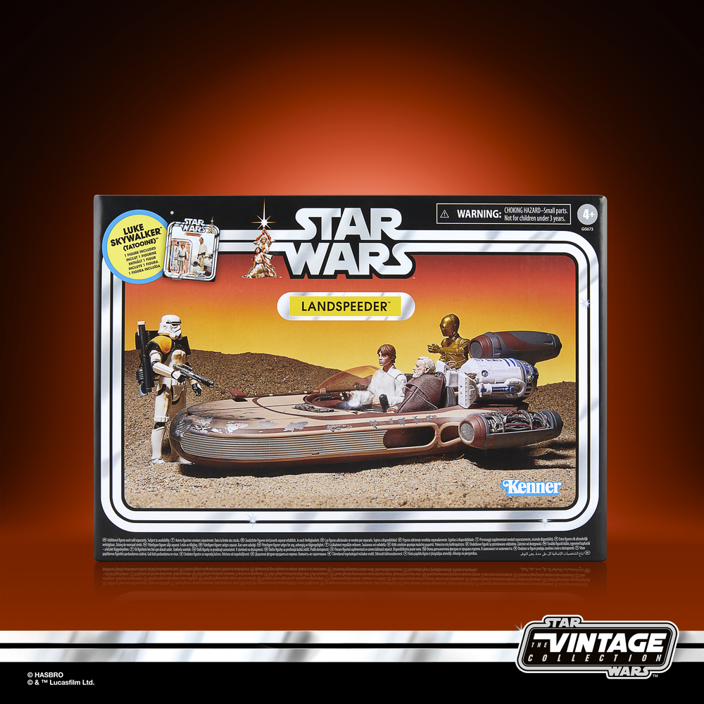 Hasbro Star Wars The Vintage Collection A New Hope Landspeeder Vehicle with Figure (3.75”) Bild 1