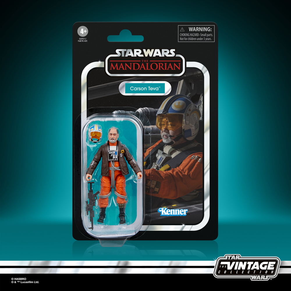 Hasbro Star Wars The Vintage Collection The Mandalorian Carson Teva Action Figure (3.75”) Bild 1