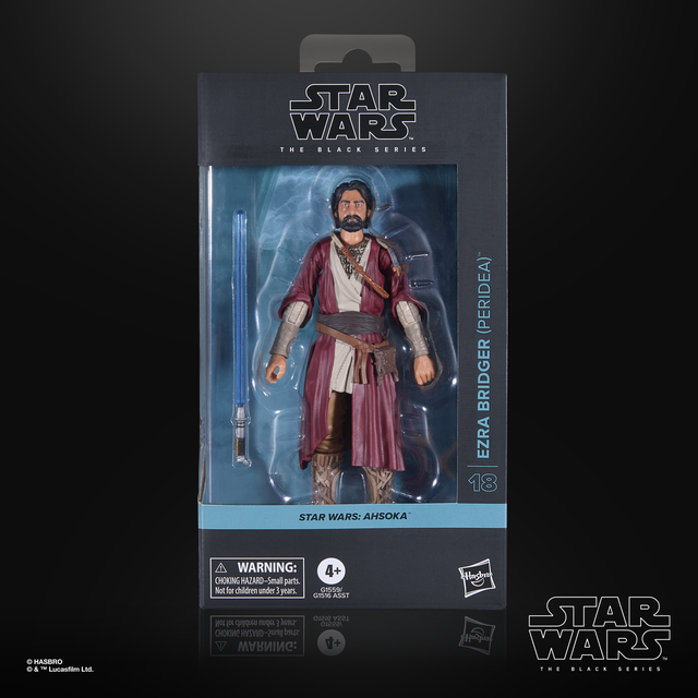 Hasbro Star Wars The Black Series Ahsoka Ezra Bridger (Peridea) Collectible Action Figure (6”)