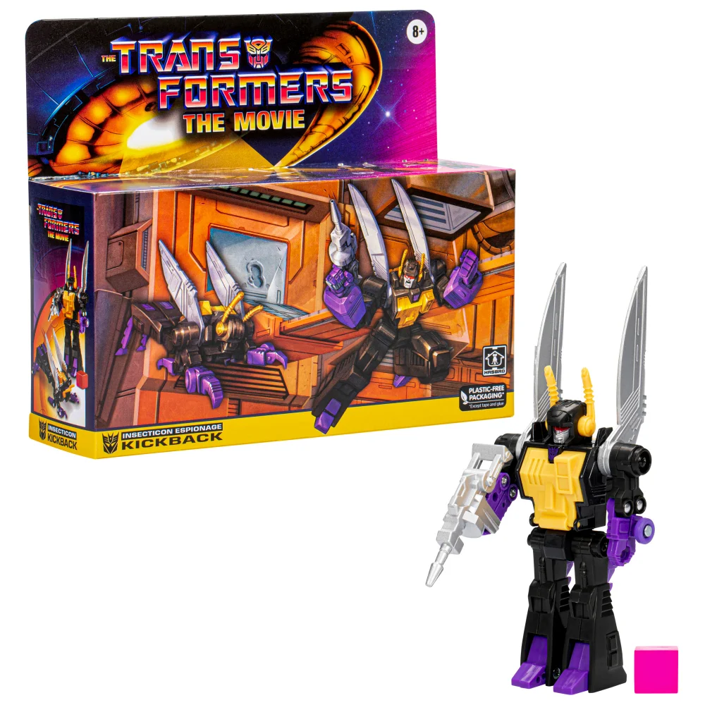 Hasbro Transformers Toys Retro G1 Kickback Converting Action Figure (5.5") Bild 1