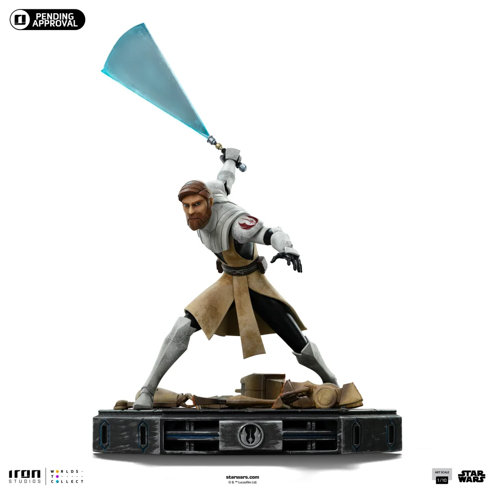 Iron Studios Star Wars: Clone Wars Obi-Wan Kenobi Art Scale 1/10 Statue Bild 1
