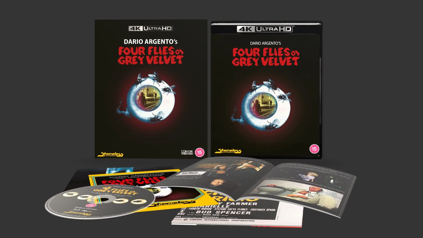 Four Flies on Grey Velvet 4K Ultra HD Limited Collector's Edition Bild 1