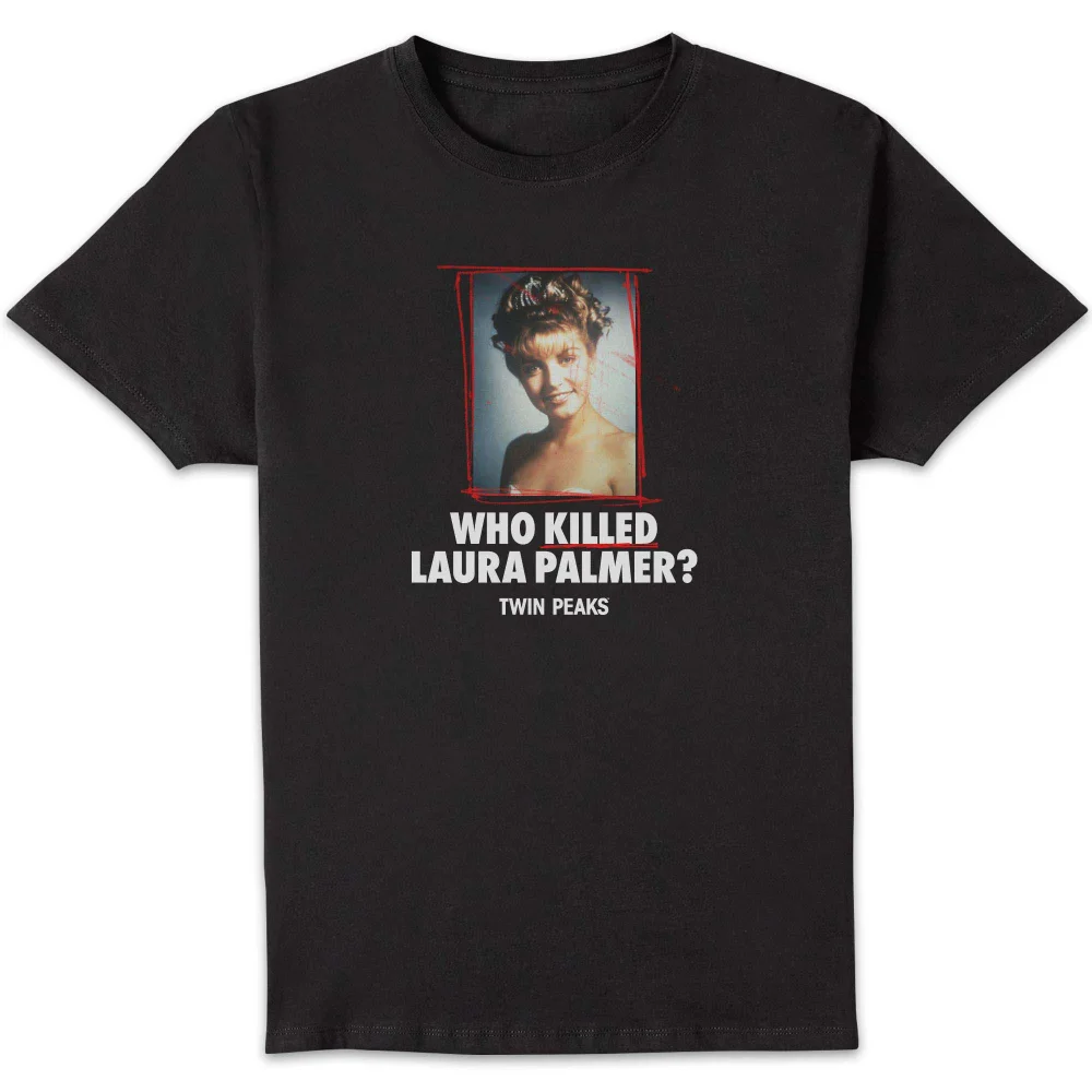 Twin Peaks Who Killed Laura Palmer? Unisex T-Shirt - Black - XXL Bild 1