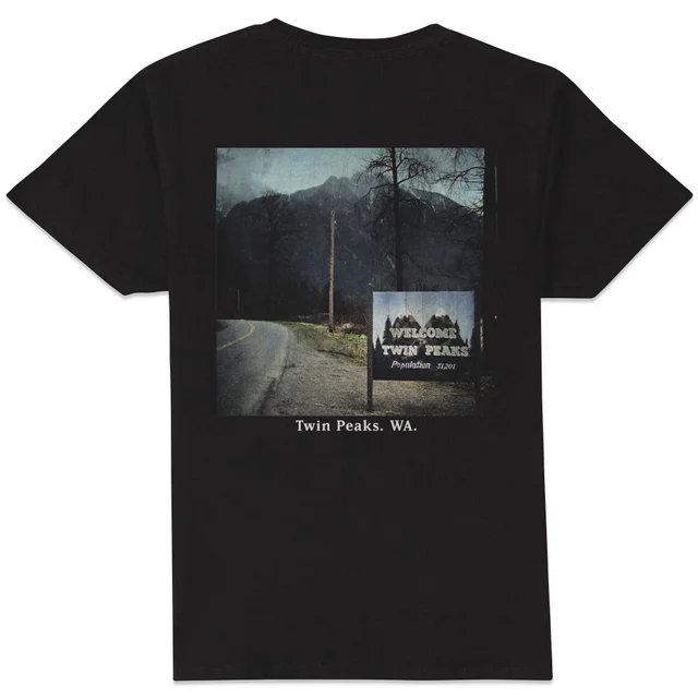 Twin Peaks Welcome Unisex T-Shirt - Black