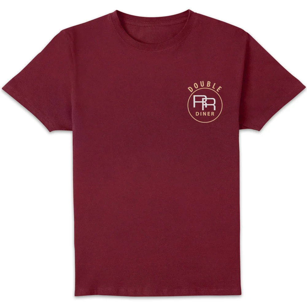 Twin Peaks Double R Menu Unisex T-Shirt - Burgundy - L Bild 1
