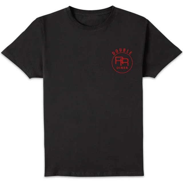 Twin Peaks Double R Menu Unisex T-Shirt - Black
