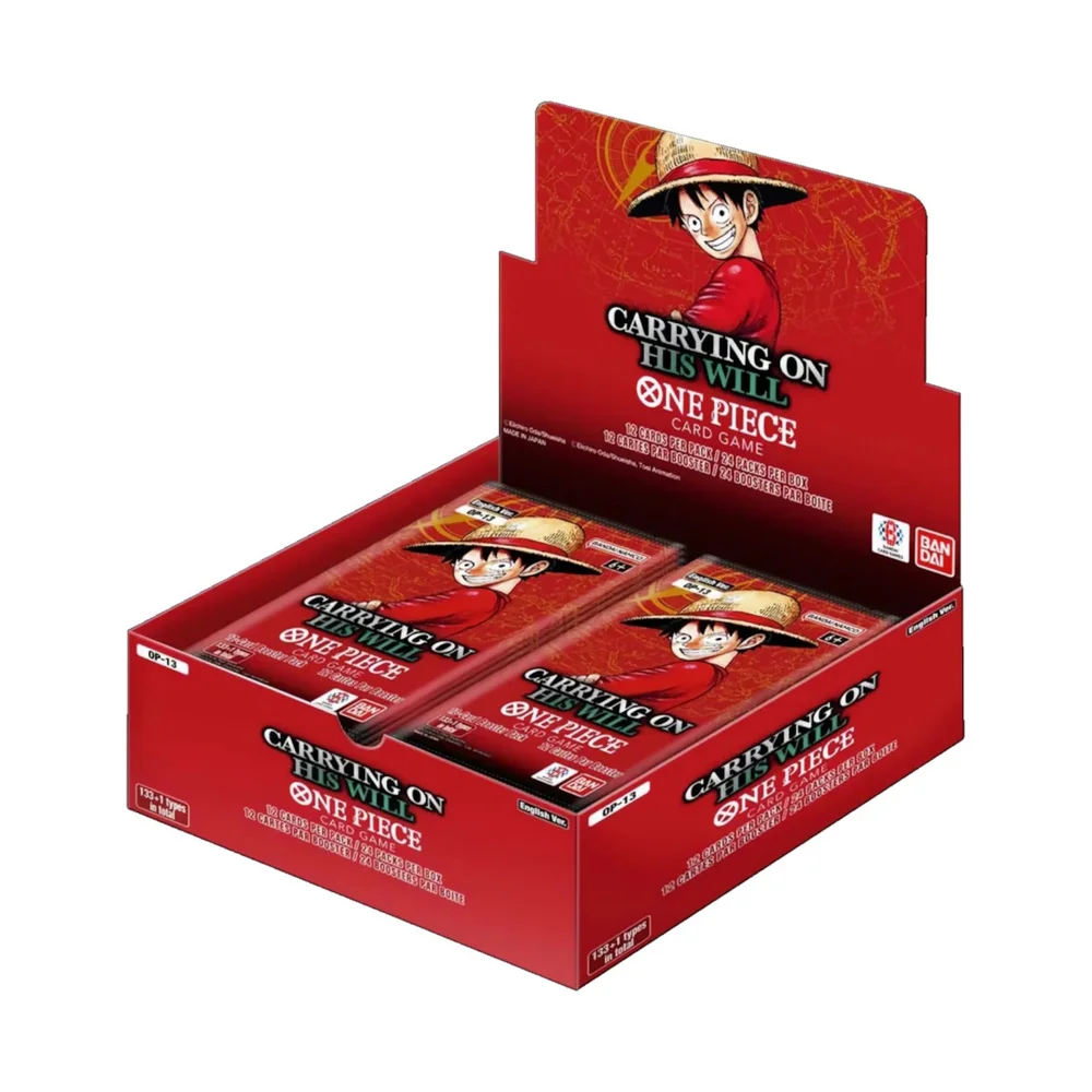 One Piece Card Game: Carrying On His Will Booster Box (OP-13) (24 Packs) Bild 1