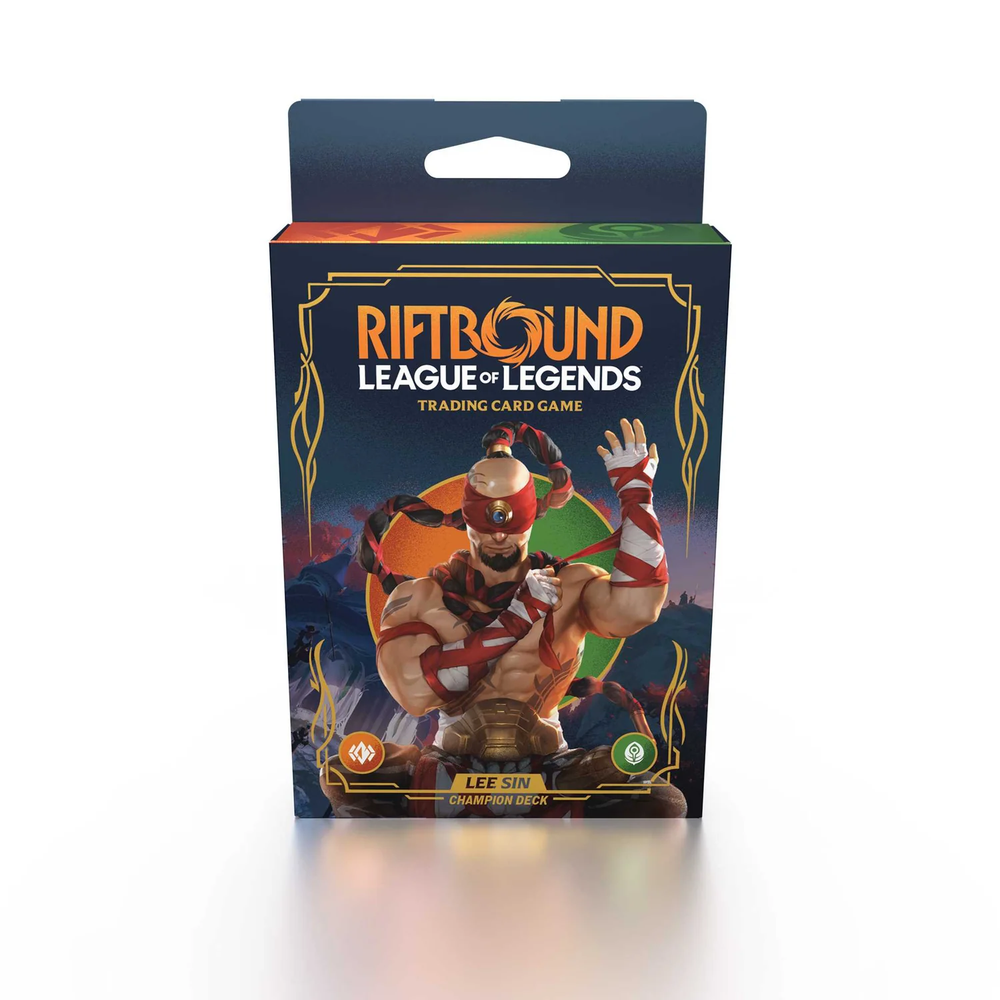 Riftbound: League of Legends Trading Card Game Set 1 Origins Champion Deck Lee Sin Bild 1