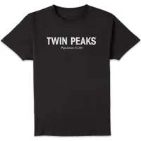 Twin Peaks Population 51201 Unisex T-Shirt - Black - undefined undefined