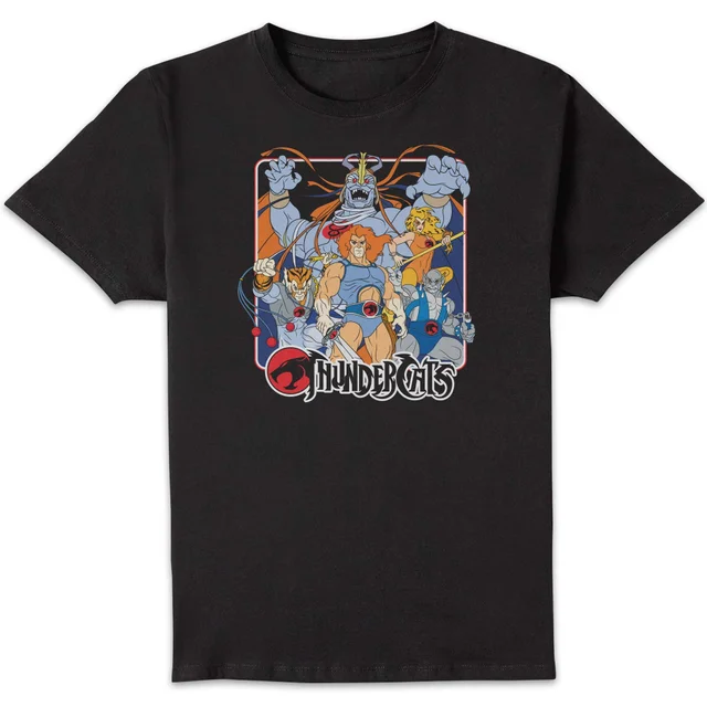 Thundercats Classic Lineup Unisex T-Shirt - Black
